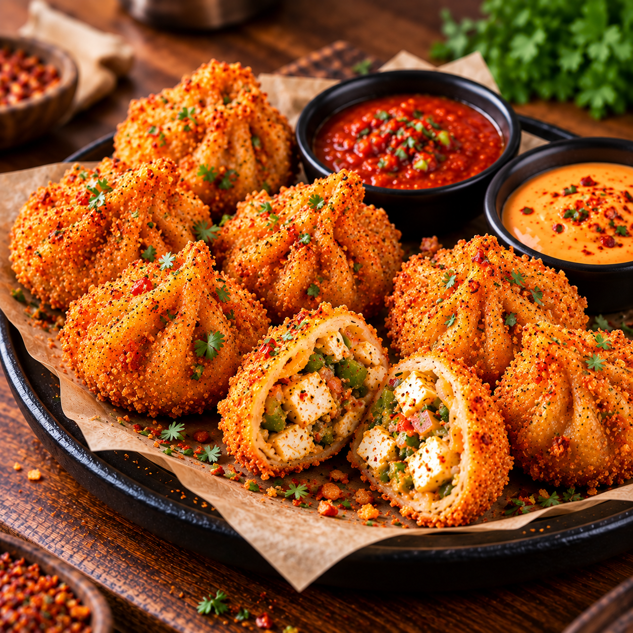 Kurkure Paneer Momos Kurkure Paneer Momos - Image 1