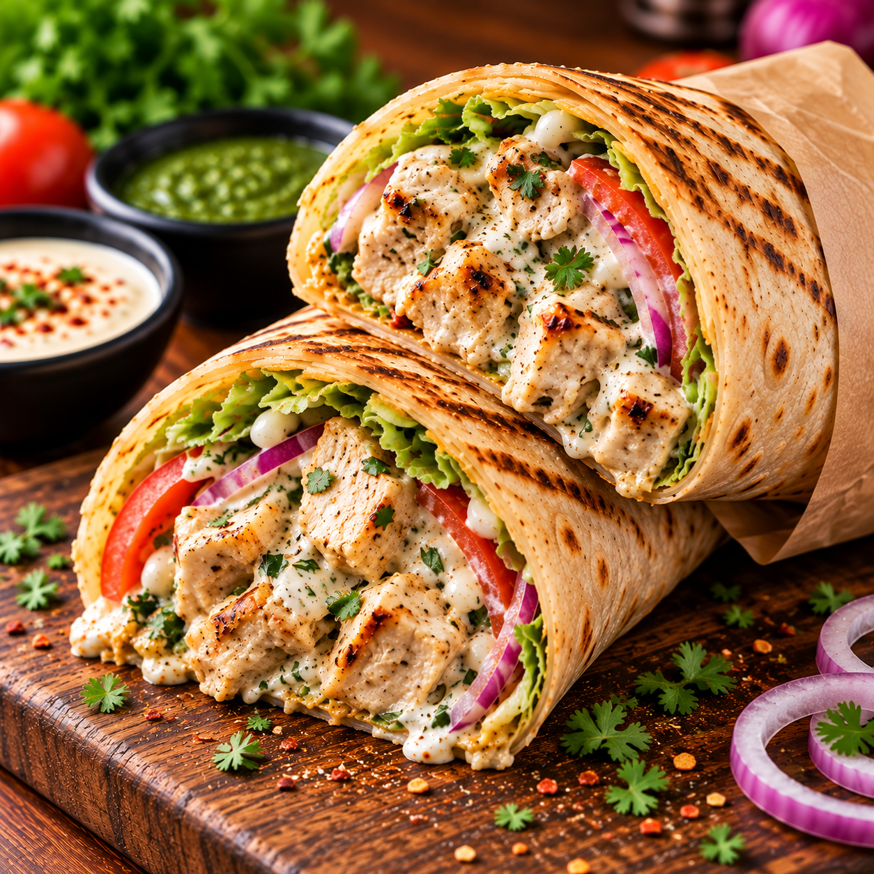 Malai Chaap Wrap Malai Chaap Wrap - Image 1