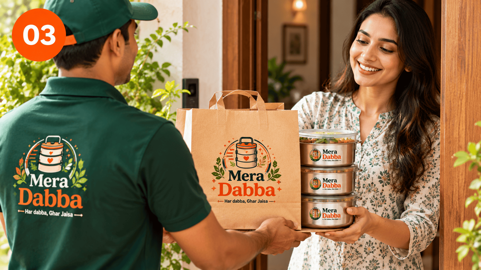 Fresh food prepared for everyday meals