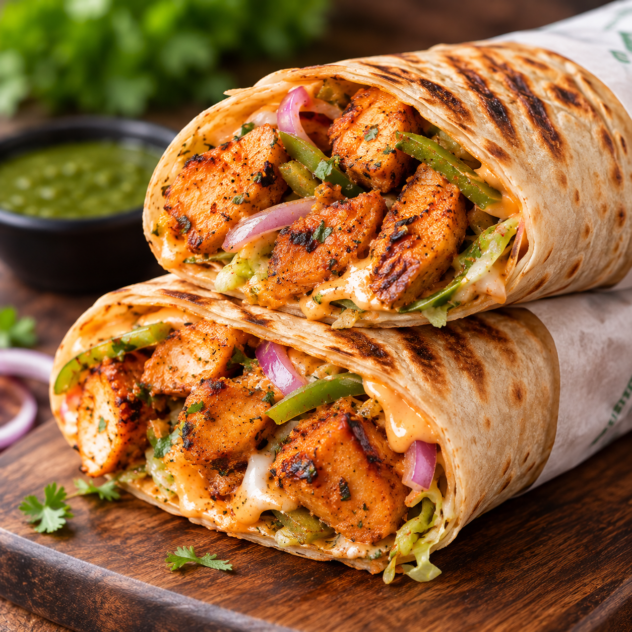 Soya Chaap Wrap Soya Chaap Wrap - Image 1